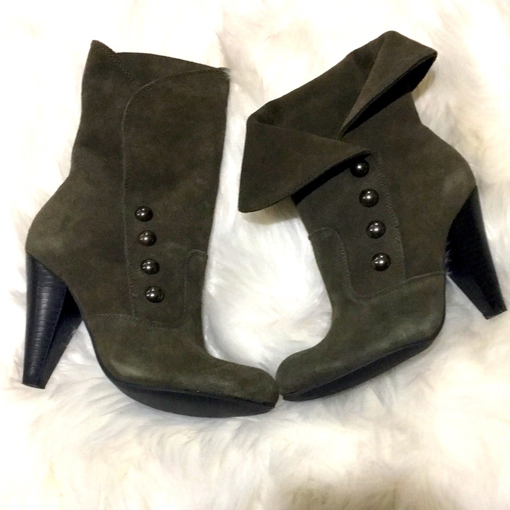 MIA Army Green Ankle Bootie